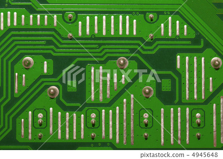 Computer circuit green board 4945648