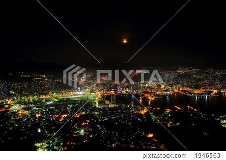 長崎和Rougetsu的夜景 4946563