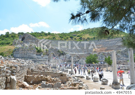 Theater of 24,000 people in Ephesus 4947055