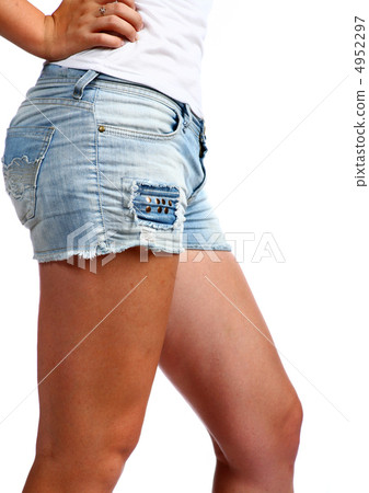 girl in jeans shorts 4952297