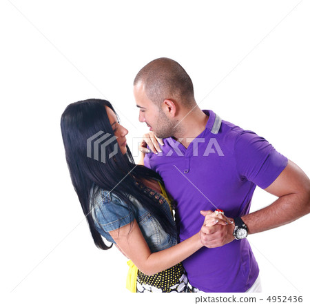 Happy young ethnic couple smiling Happy young ethnic couple smiling 4952436