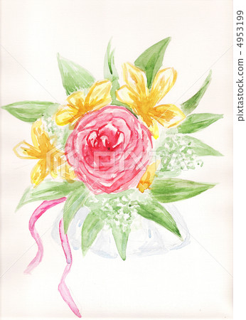 rose, watercolor rose, watercolor 4953199