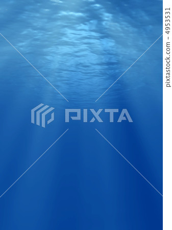 Beams of the sun under water Beams of the sun under water 4953531