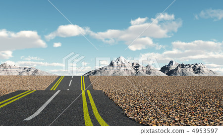 Asphalt road 4953597