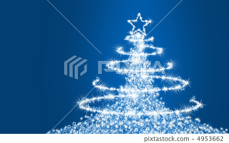 Abstract fur-tree blue 4953662