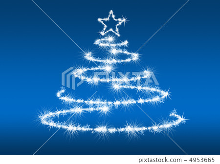 Abstract fur-tree blue background Abstract fur-tree blue background 4953665