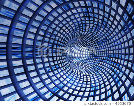 abstract a tunnel 4953670
