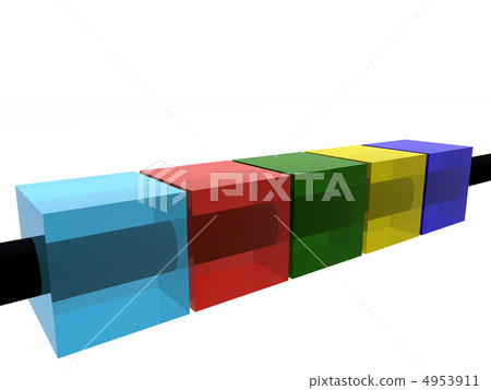 Glass cubes. Glass cubes. 4953911