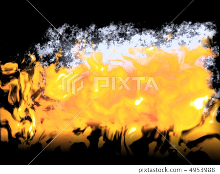 Fire and smoke abstract Fire and smoke abstract 4953988