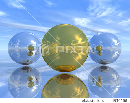 Mirror spheres Mirror spheres 4954366