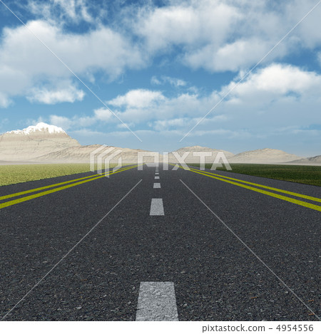 Asphalt road Asphalt road 4954556