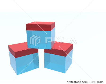 Three glass cubes Three glass cubes 4954684