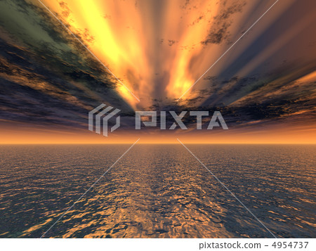 Fantastic red sunset Fantastic red sunset 4954737