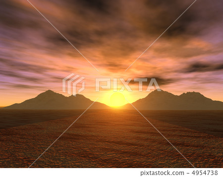sunset_mountains sunset_mountains 4954738