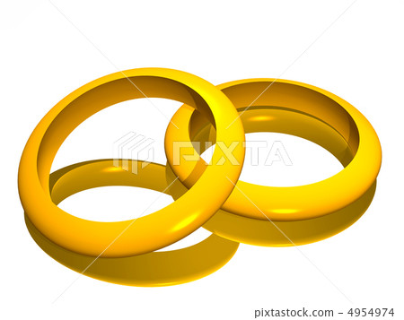 two gold rings 4954974