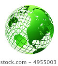transparent the globe green color 4955003