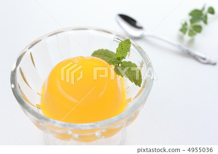 橙色果凍和綠色 橙色果凍和綠色 4955036