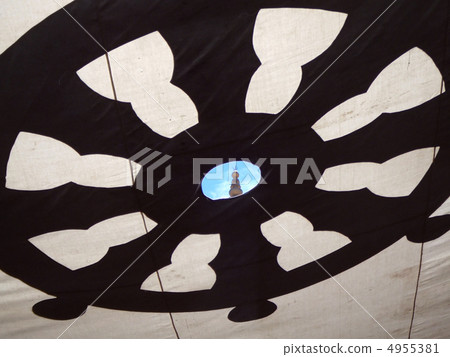 Tower seen from the flag of Tibetan Jokan Temple Tower seen from the flag of Tibetan Jokan Temple 4955381