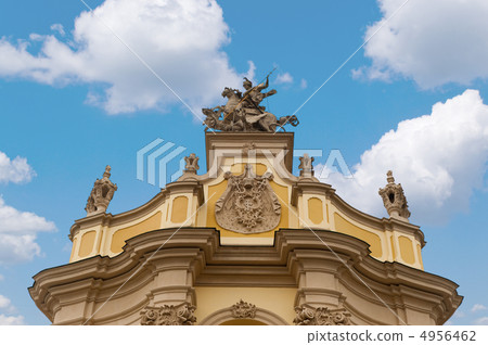 The exterrier of ancient church 4956462