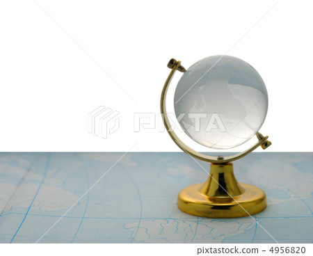 The globe and map The globe and map 4956820
