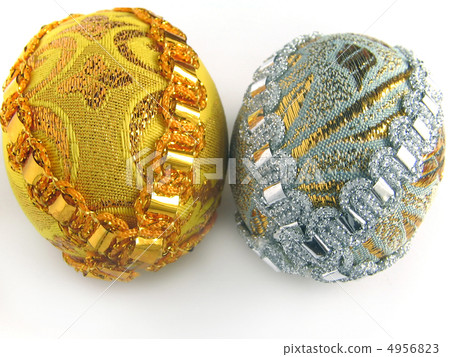 two easter egg gold and silver 2 two easter egg gold and silver 2 4956823
