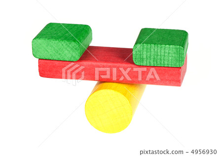 Scales from wooden toy details 4956930