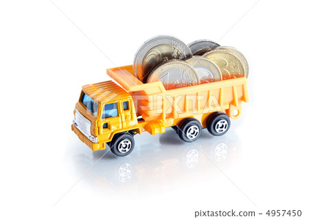 Dump Truck With Money 4957450