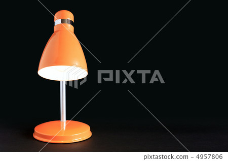 Glowing Lamp On Dark Glowing Lamp On Dark 4957806