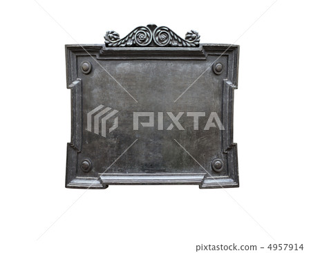 Old Metal Plaque 4957914