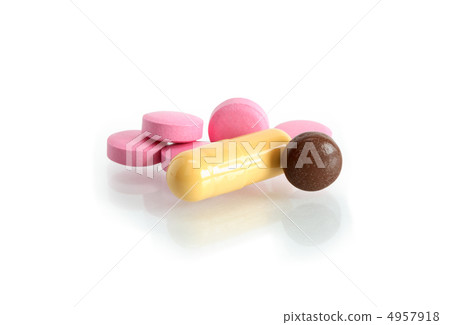 Pills On White Pills On White 4957918