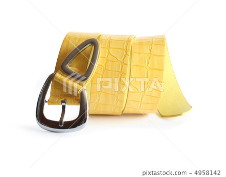 Yellow Belt On White 4958142