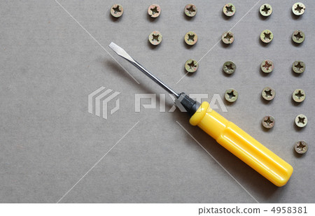 Screwdriver And Screws Screwdriver And Screws 4958381