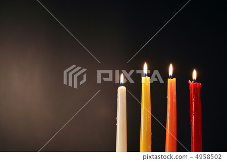 Lighting Candles On Dark 4958502