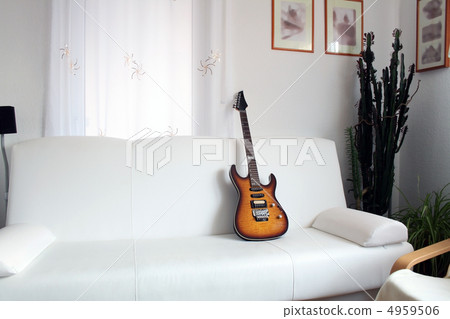 Guitar On The Sofa 4959506