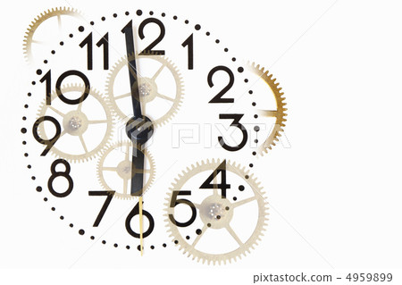 Clock And Gears 4959899