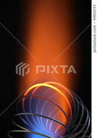 Metal Spiral In Flame Metal Spiral In Flame 4960245