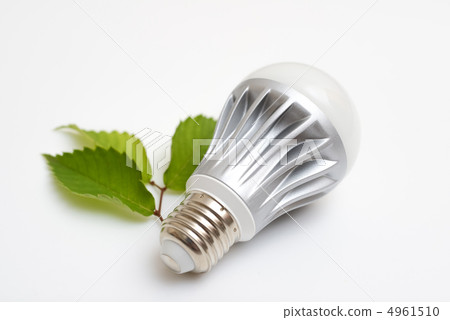 LED照明和葉子 LED照明和葉子 4961510