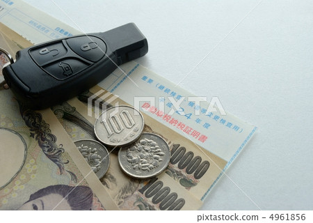 Automobile tax payment certificate 4961856