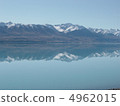 A mountain range reflected in the lake 4962015