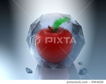 Frozen apple 4964686