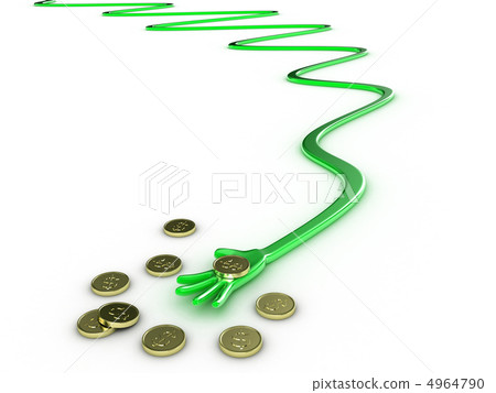 The hand with money The hand with money 4964790