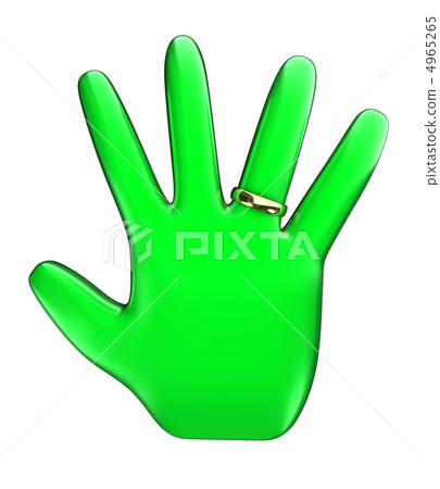 Hand with a ring 4965265