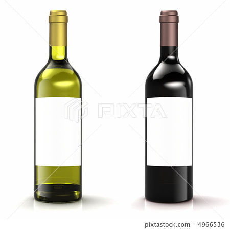 Red and white wine bottles Red and white wine bottles 4966536