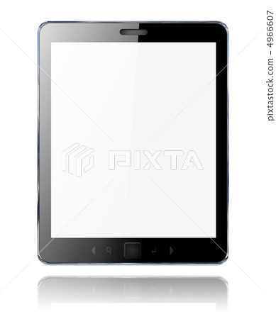 3d tablet pc on white background 4966607