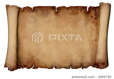 Antique paper scroll 4966780