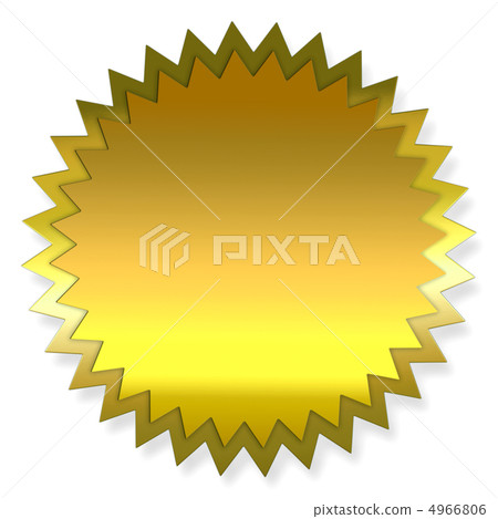 Empty golden seal Empty golden seal 4966806