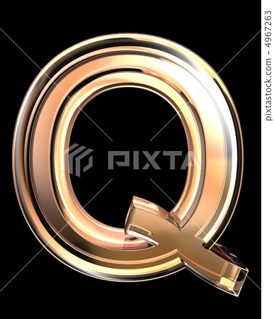 Yellow glass font 4967263