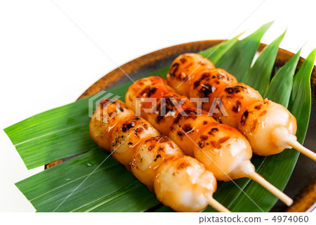 [A3 correspondence] Sasa and Mitarashi dumpling (horizontal) facing left 4974060