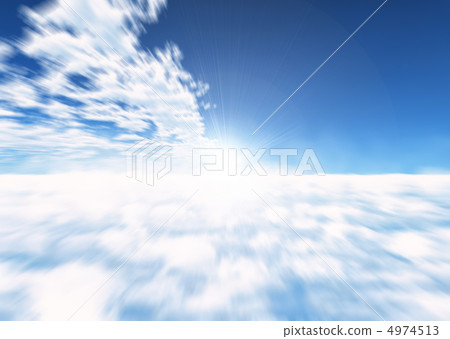 above the clouds, sky, blue sky 4974513