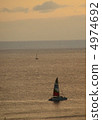 Evening view of Waikiki Beach 4974692